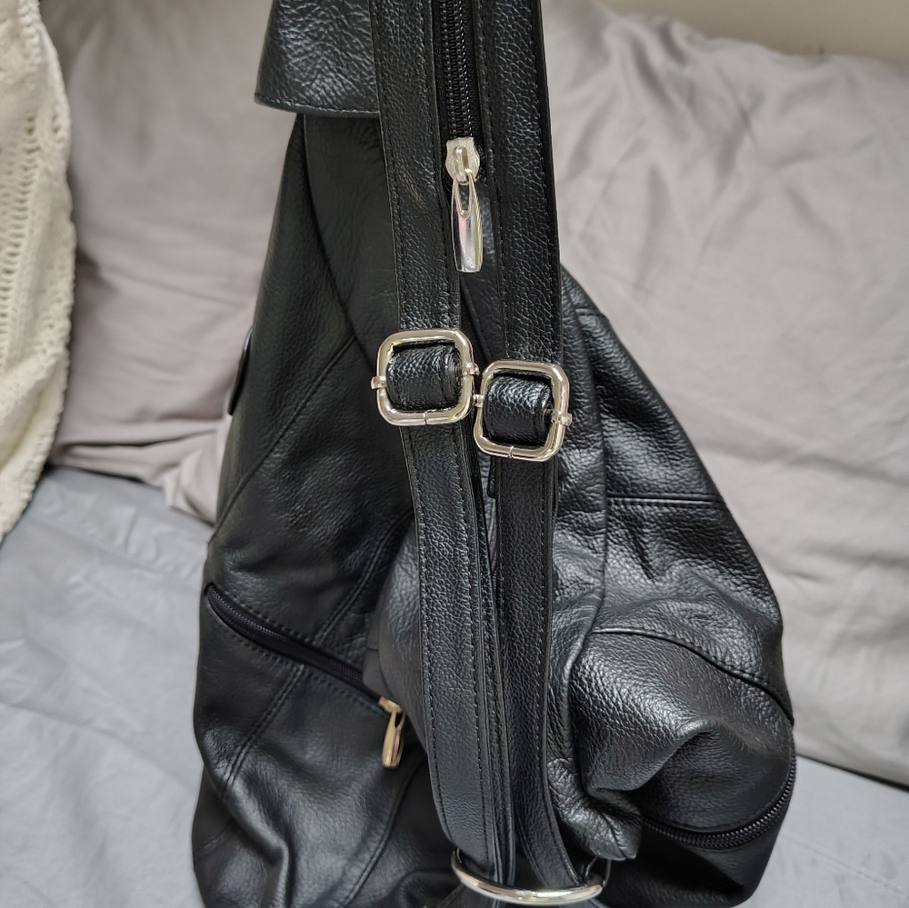 Leather Backpack - Picture 3 of 4